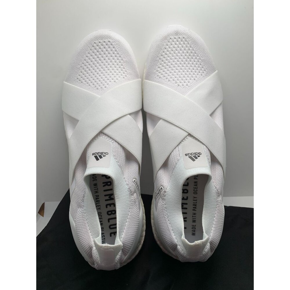 Adidas Womens Size 9 Primeblue Slip-On Sneakers White Torsion System